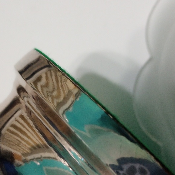 Vintage Wine Coaster-Rare Ancanthus EPM with Glass Insert - Picture 9 of 11